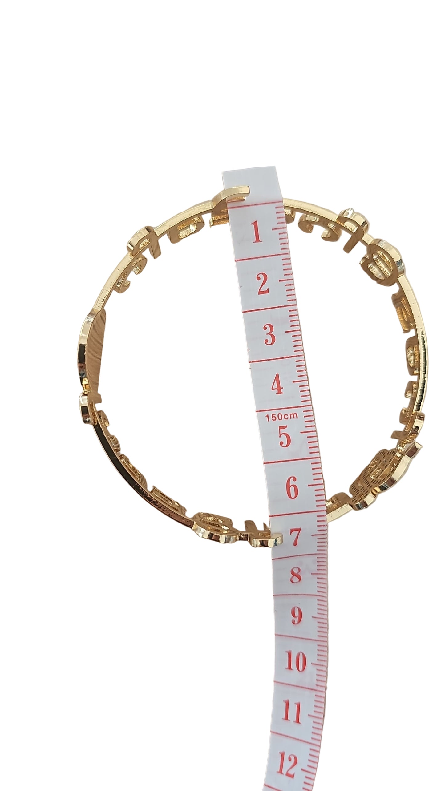 Gold Finish Sikh Karha 18k gold plated