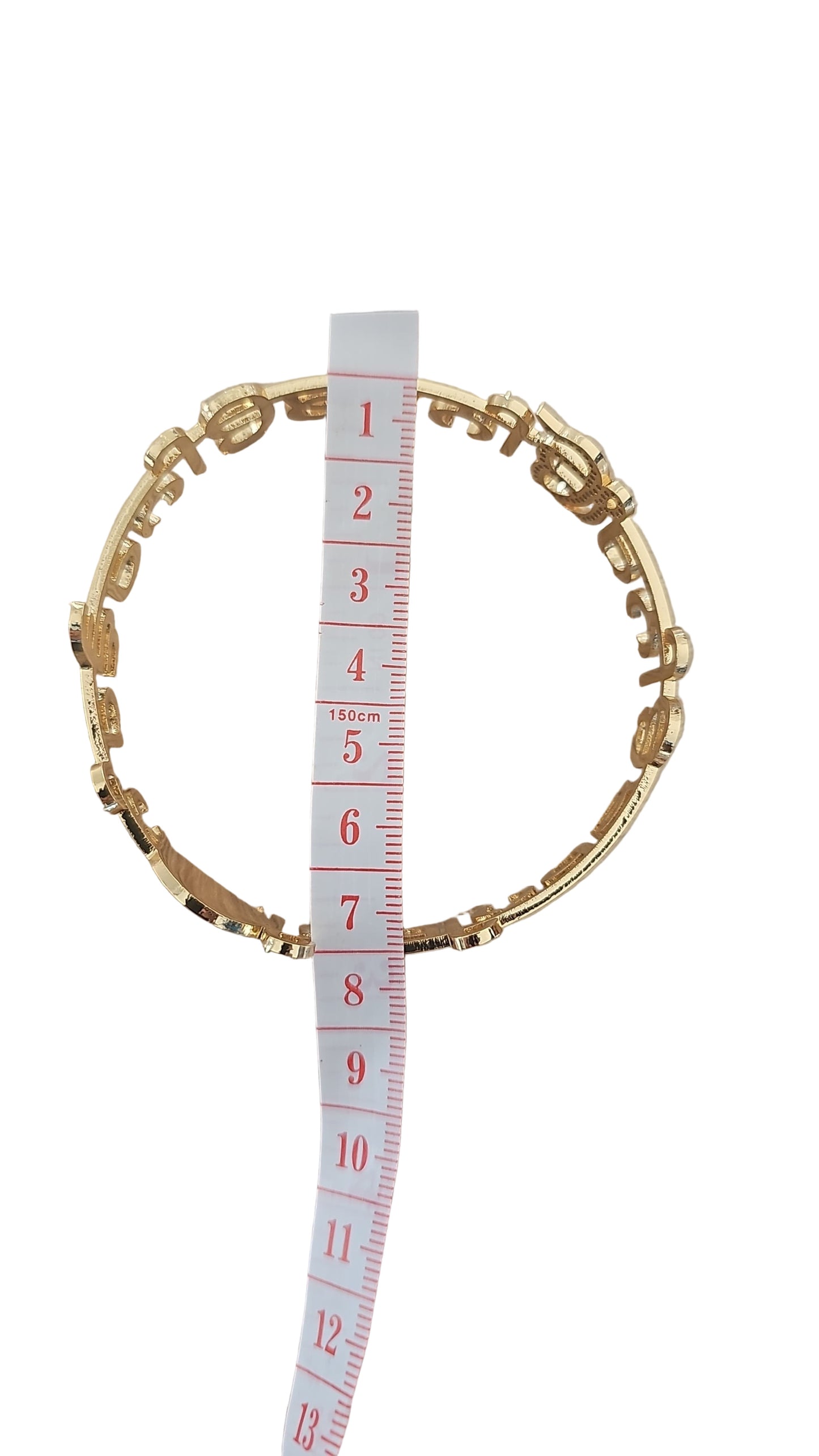 Gold Finish Sikh Karha 18k gold plated