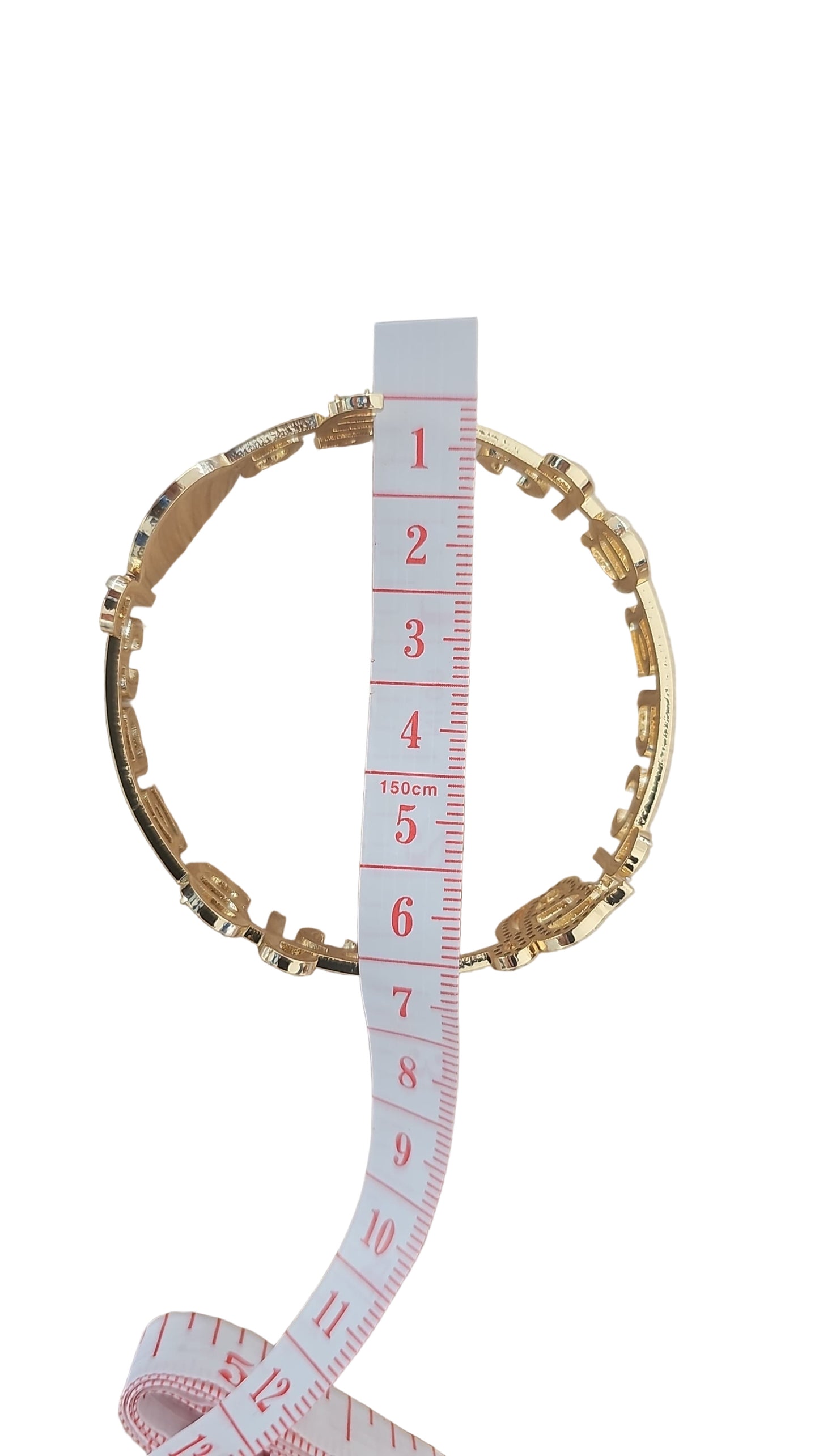 Gold Finish Sikh Karha 18k gold plated