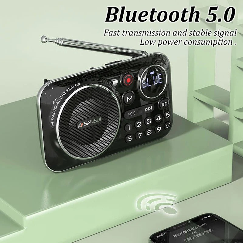New Sansui Portable Mini Gurbani Radio Player Nitnem Sukhmani Sahib katha kirtan