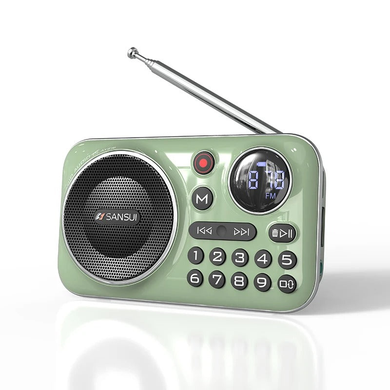 New Sansui Portable Mini Gurbani Radio Player Nitnem Sukhmani Sahib katha kirtan