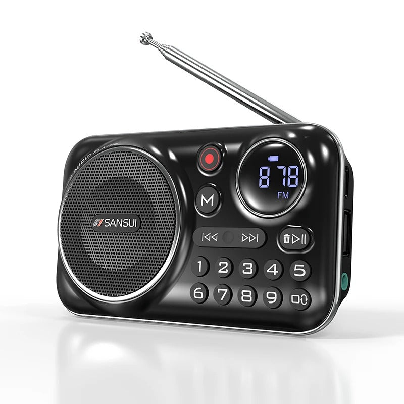 New Sansui Portable Mini Gurbani Radio Player Nitnem Sukhmani Sahib katha kirtan