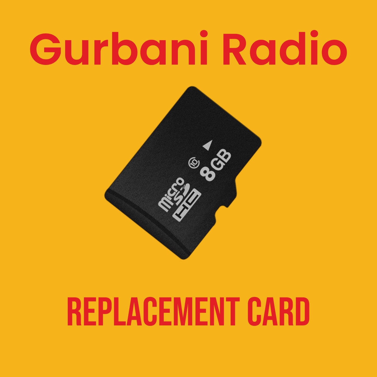 Gurbani Radio Player Memory Card Replacement 8GB