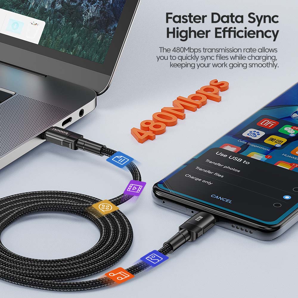 Type C to USB-C Cable Charge Charging Data Fast Charger For iPhone 15 Pro Max