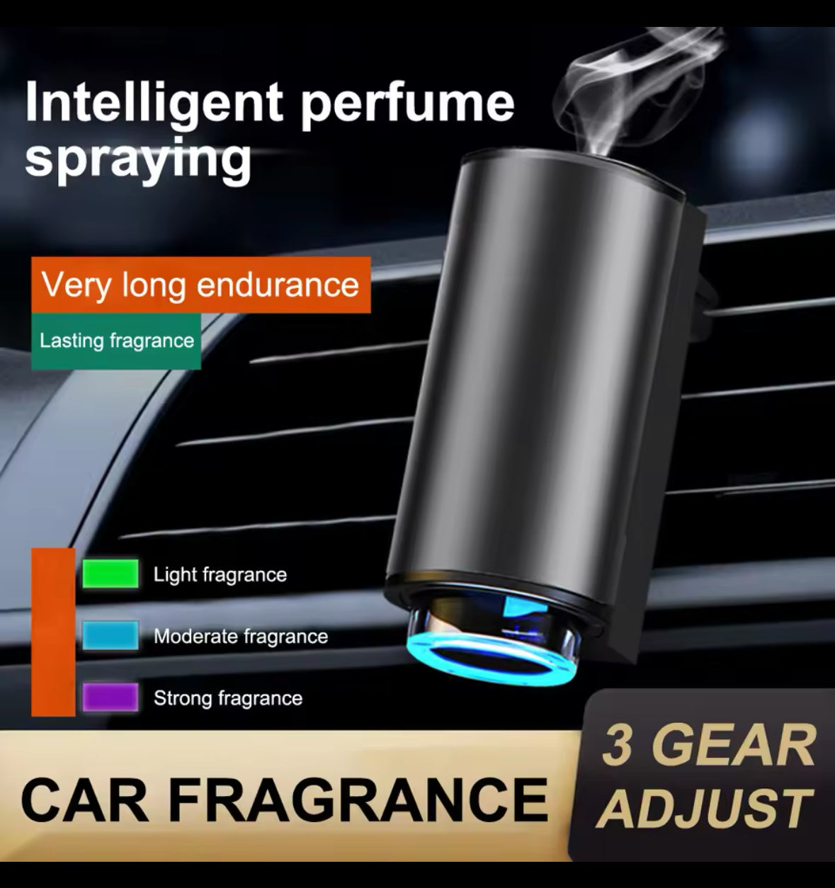 Smart Car Aroma Diffuser Electric Air Freshener Automatic