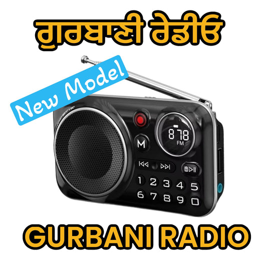 New Sansui Portable Mini Gurbani Radio Player Nitnem Sukhmani Sahib katha kirtan