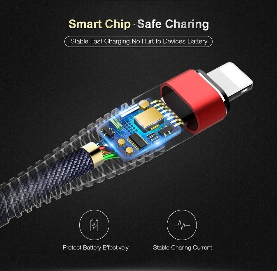 Braided USB Charging Charger Cable Cord for iPhone 14 13 12 11 Pro